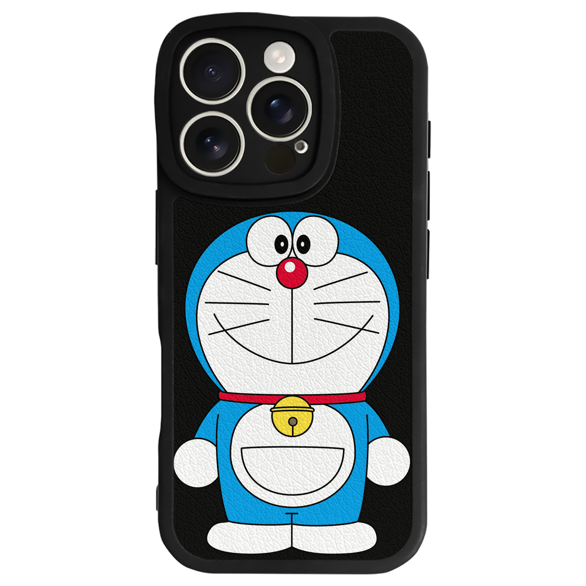 （画像用） ドラえもん Doraemon 【iPhone 16シリーズ対応】シリコンスマホケース（レザー調） 材質：シリコン
